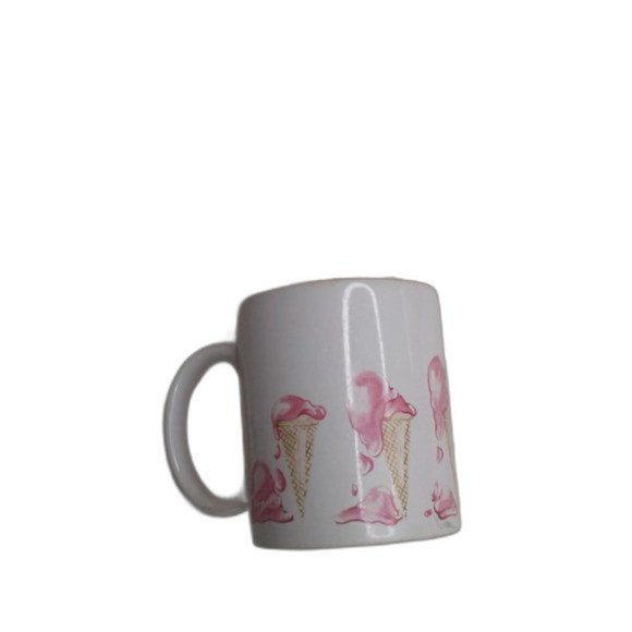 Yankee Candle Votive Fresh Roses Candle & Ice Cream Cone Mug Gift Set Tulle New - Picture 4 of 9